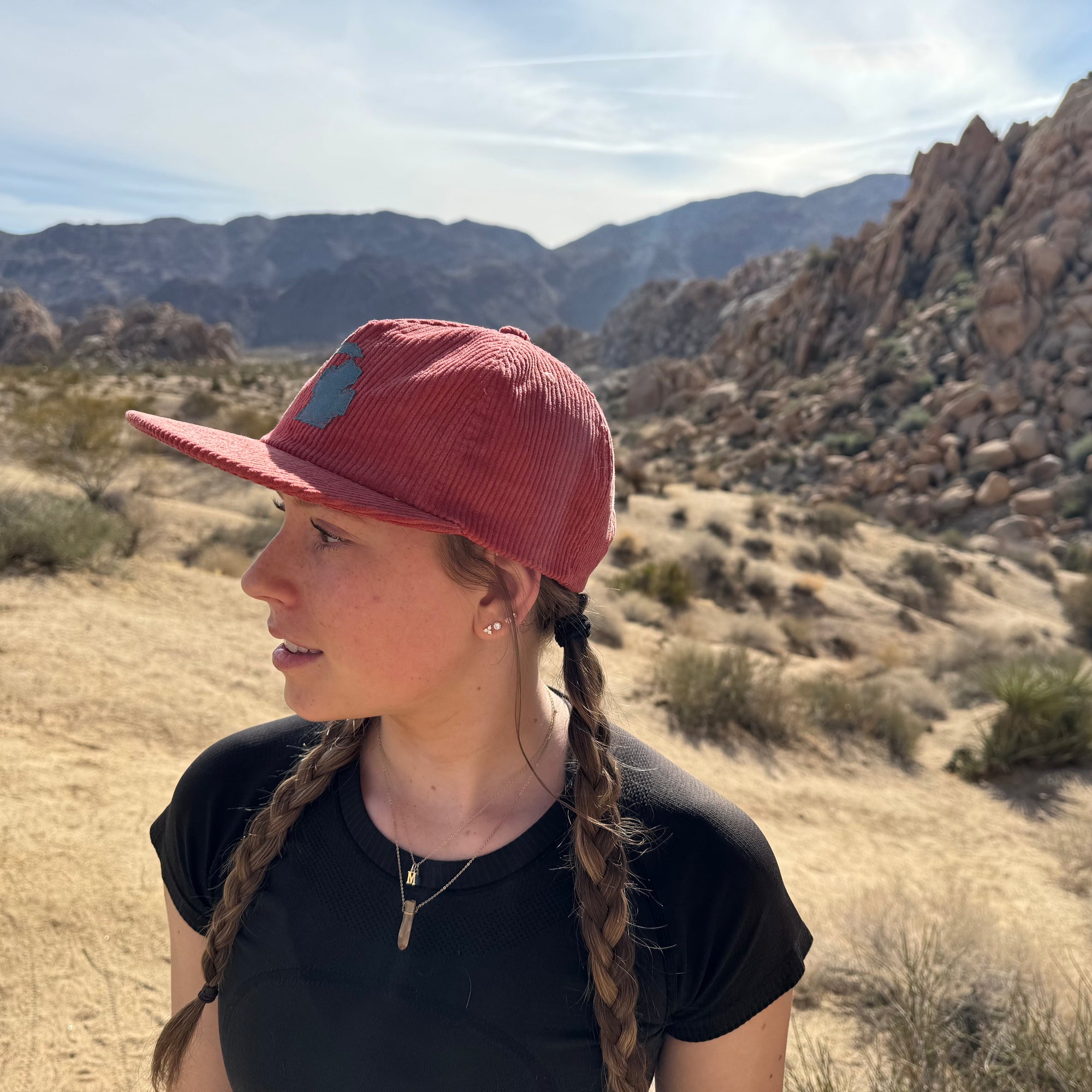 custom geo field hat / rust