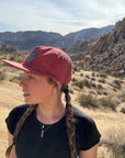 custom geo field hat / rust