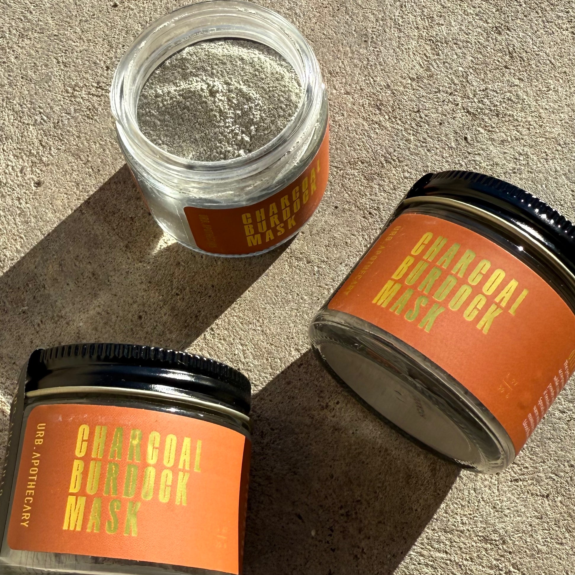 Charcoal Burdock Face Mask