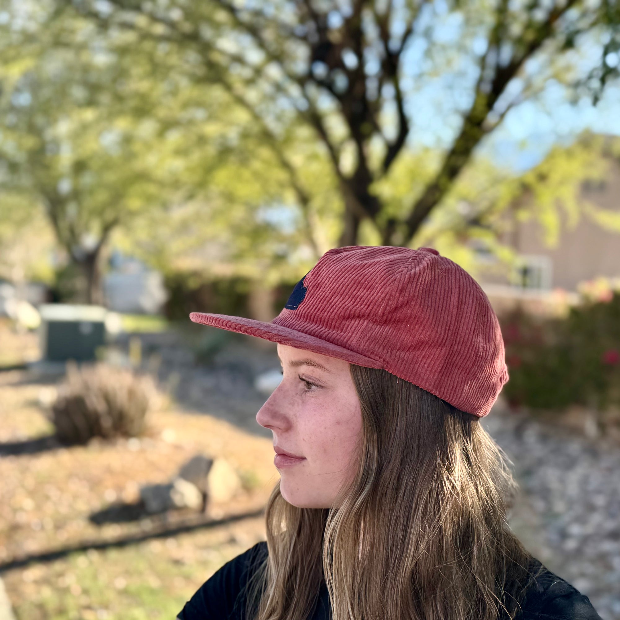 custom geo field hat / rust