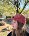 custom geo field hat / rust