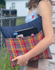 PREORDER: kangaroo pocket pillow / campfire