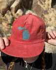 custom geo field hat / rust