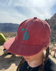 custom geo field hat / rust