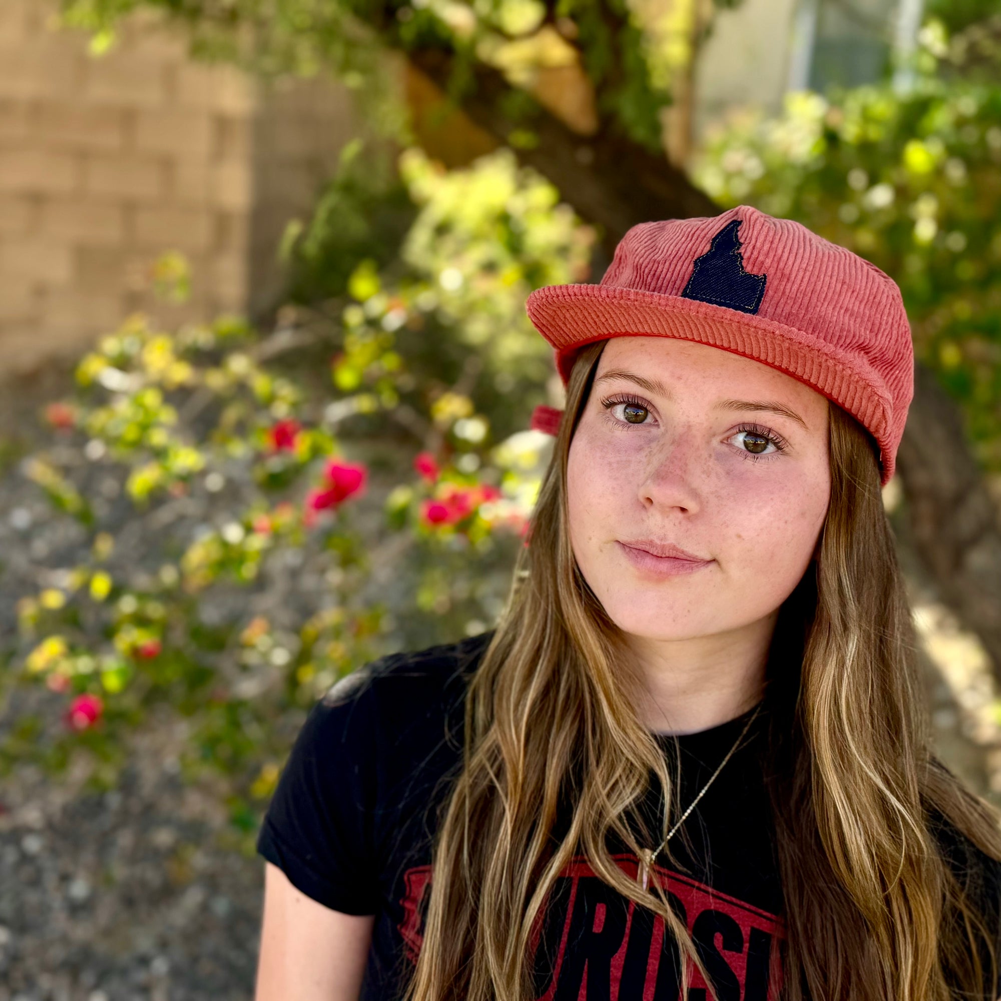 custom geo field hat / rust
