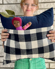 PREORDER: kangaroo pocket pillow / campfire