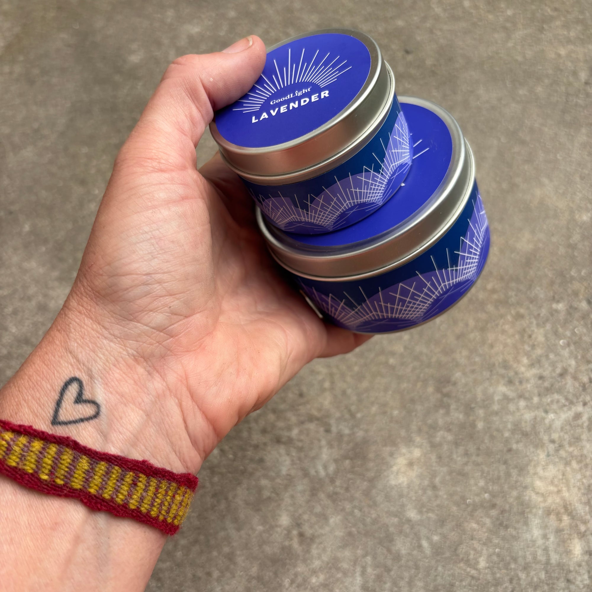 Lavender Travel Tin Candle