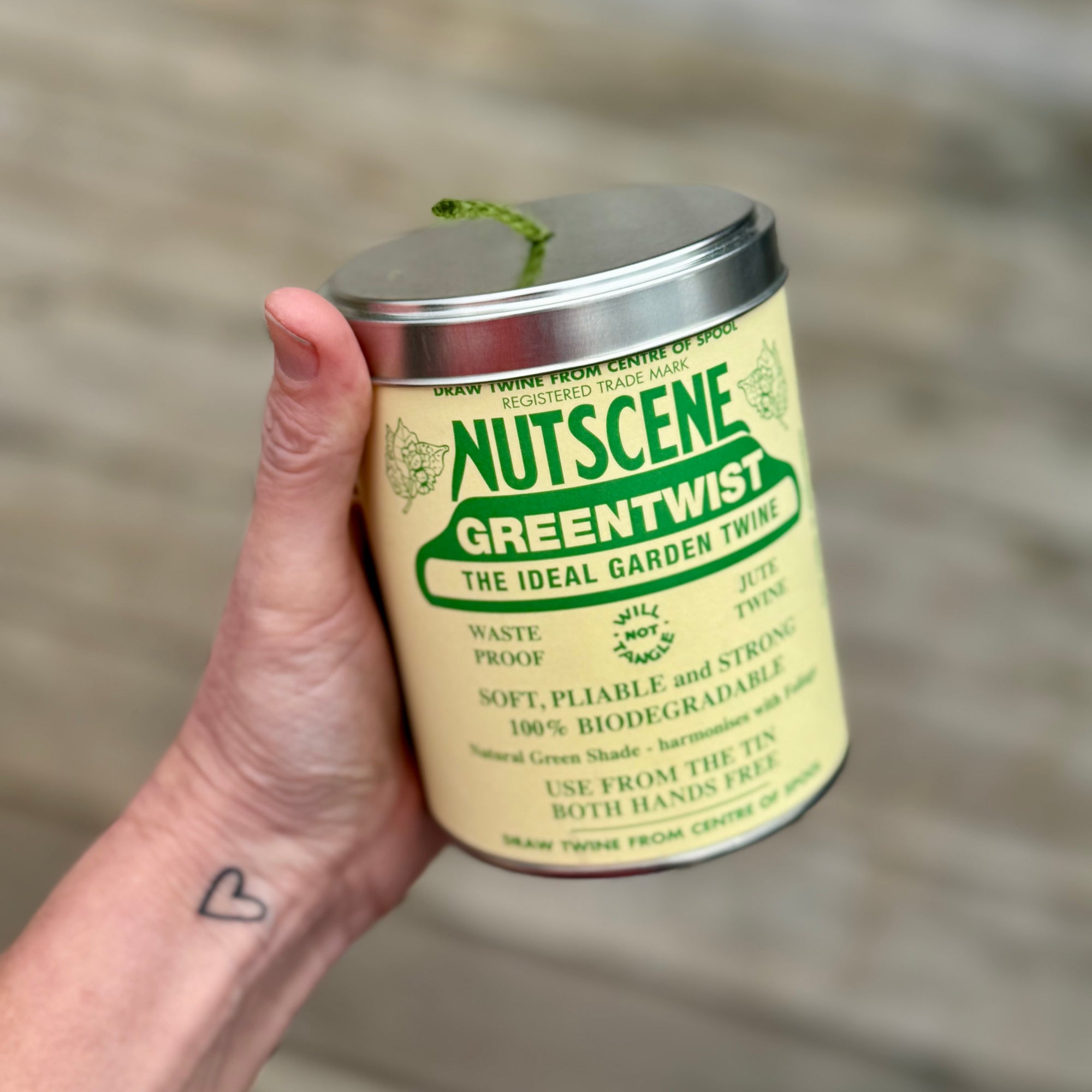 Garden Twine in a Tin