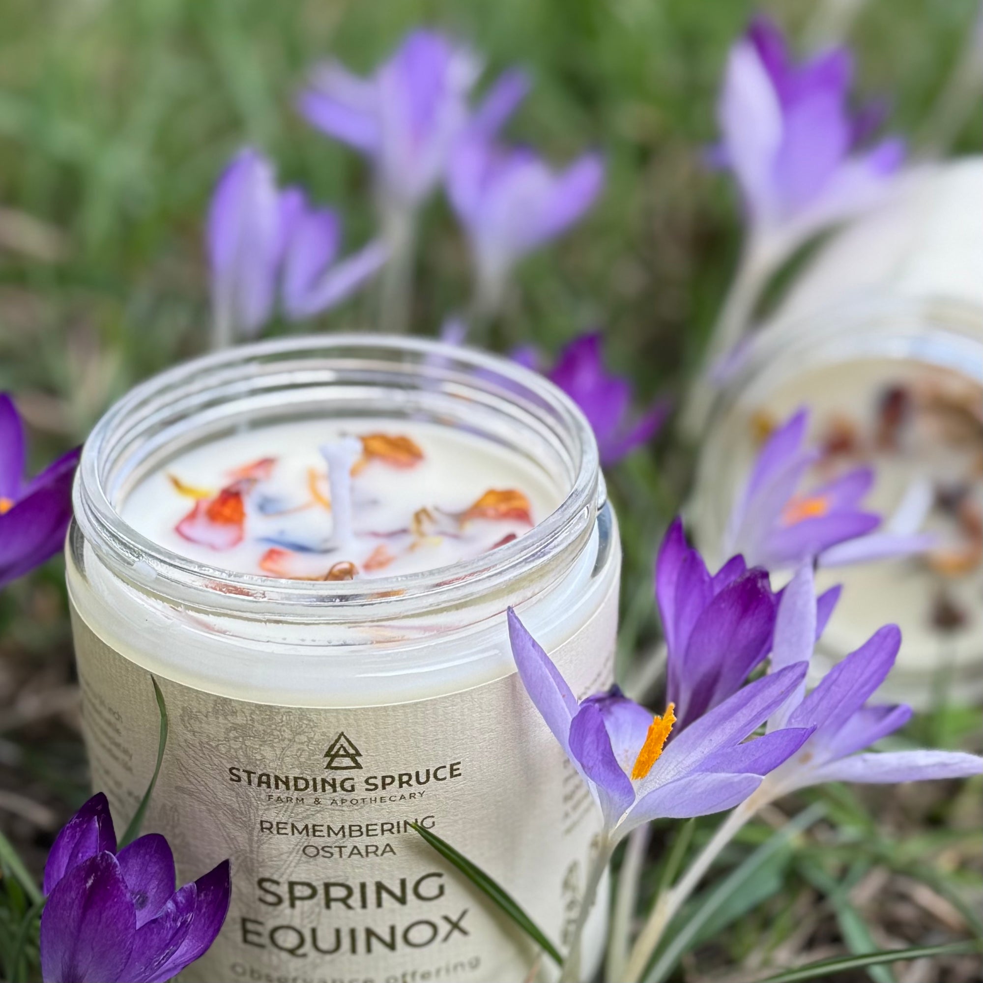 Ostara Spring Equinox Candle