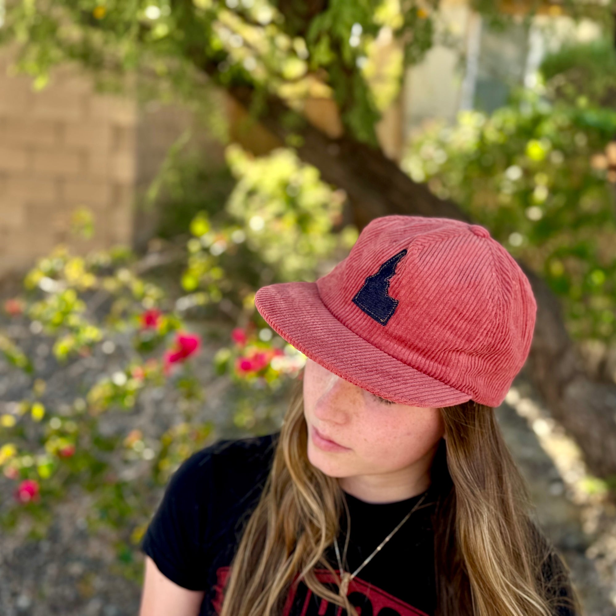 custom geo field hat / rust