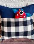PREORDER: kangaroo pocket pillow / checkmate