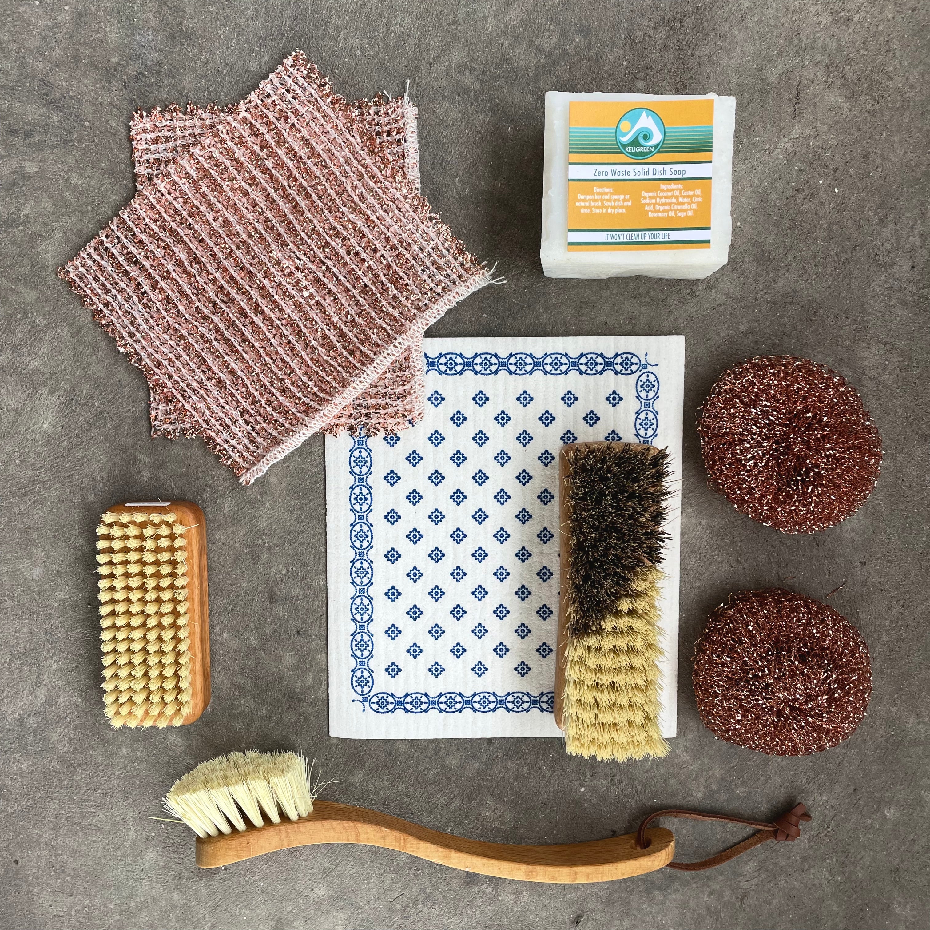 Zero Waste Dish Brush Kit