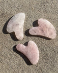 rose quartz gua sha tool