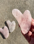 rose quartz gua sha tool
