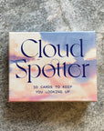 Cloud Spotter card set placed on a gray background