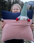 kangaroo pillow blush flannel