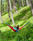 children in hammock
