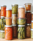 canned vegetables and fruit