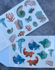 temp tattoos + art prints: 108 wild creatures