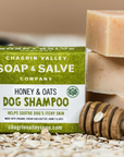honey + oats dog shampoo