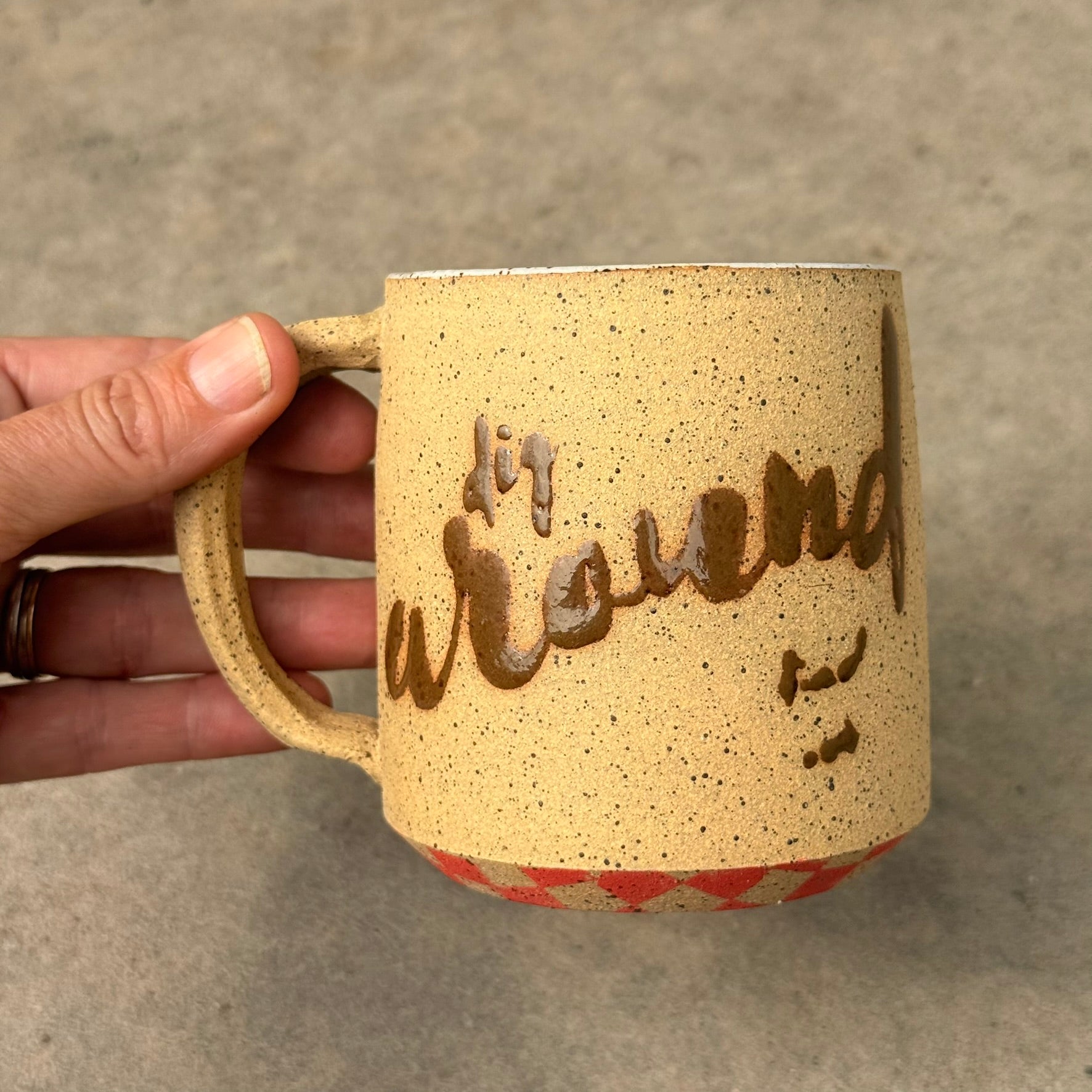 Dig Around Find Out Mug