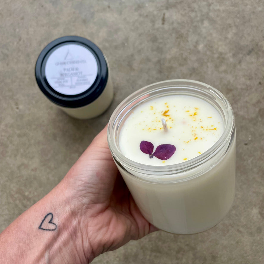 Palm &amp; Bergamot Soy Candle