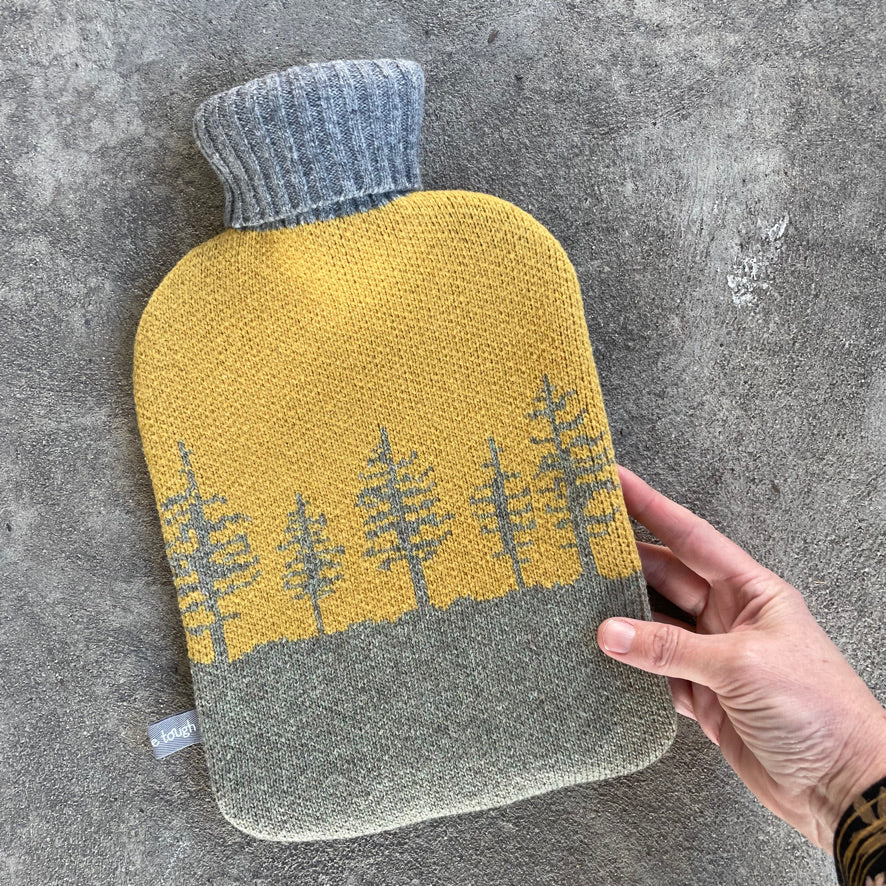 Hot Water Bottle &amp; Lambswool Cover