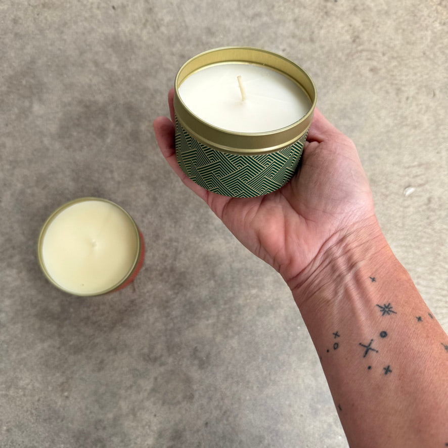 Orange Pomander Candle