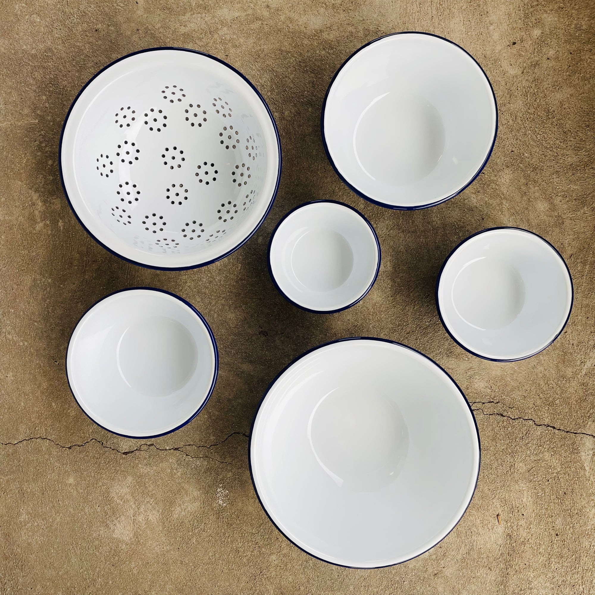 Enamelware Prep Set - 6 piece