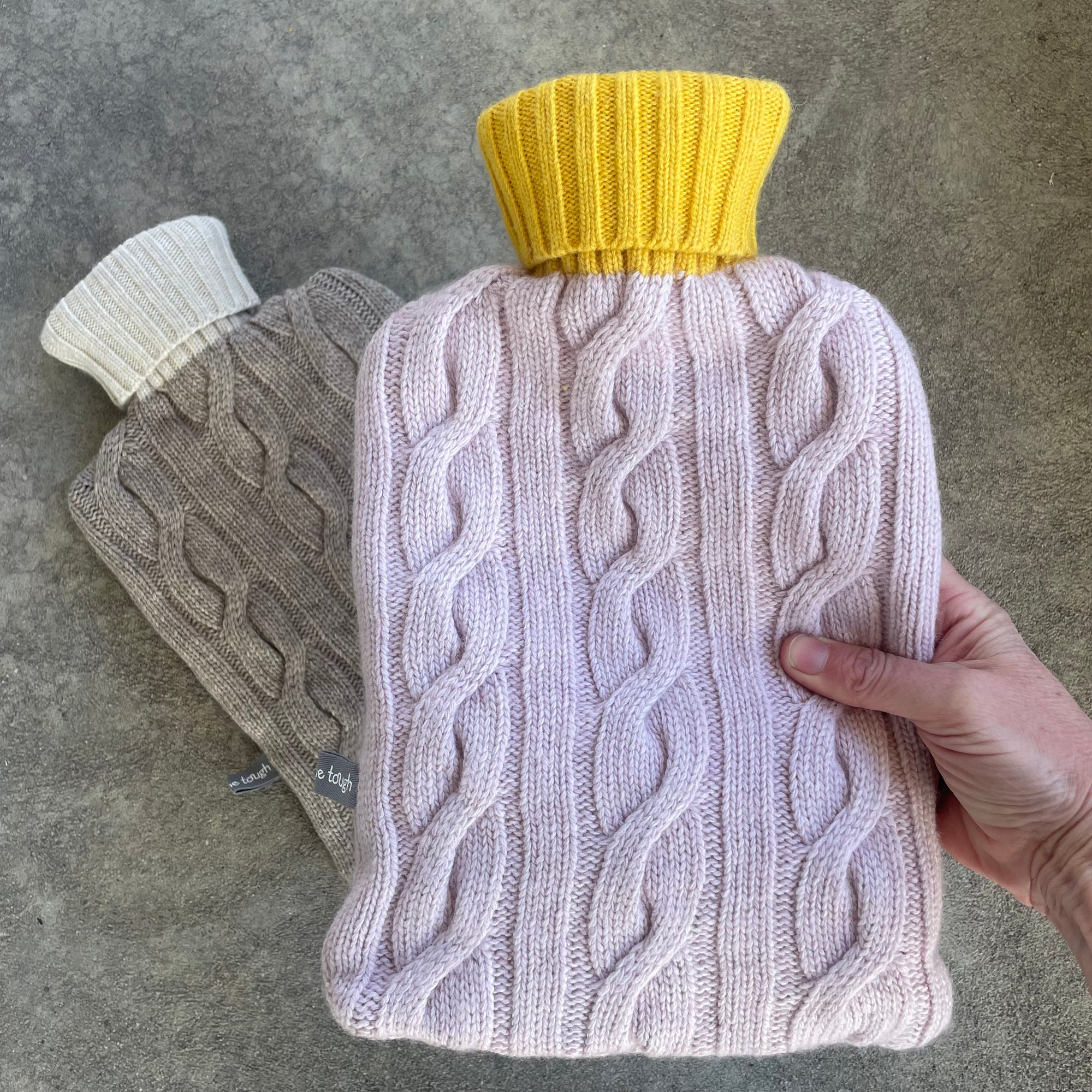 Hot Water Bottle &amp; Cashmere Blend Cover