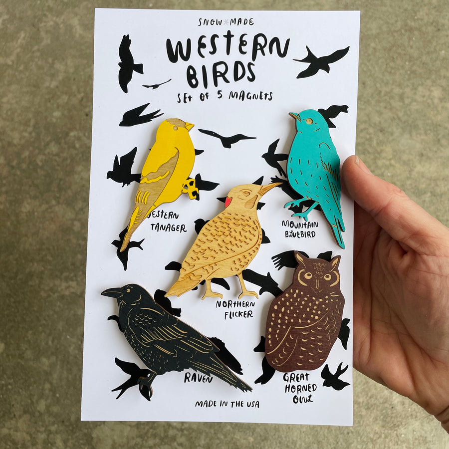 Western Bird Magnets