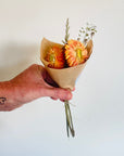 mini dried flower bouquet