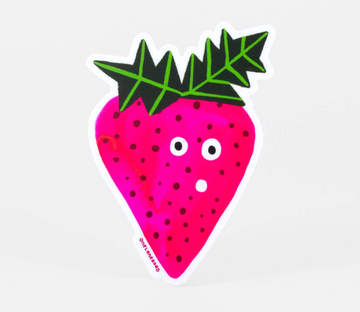 Strawberry Face Sticker
