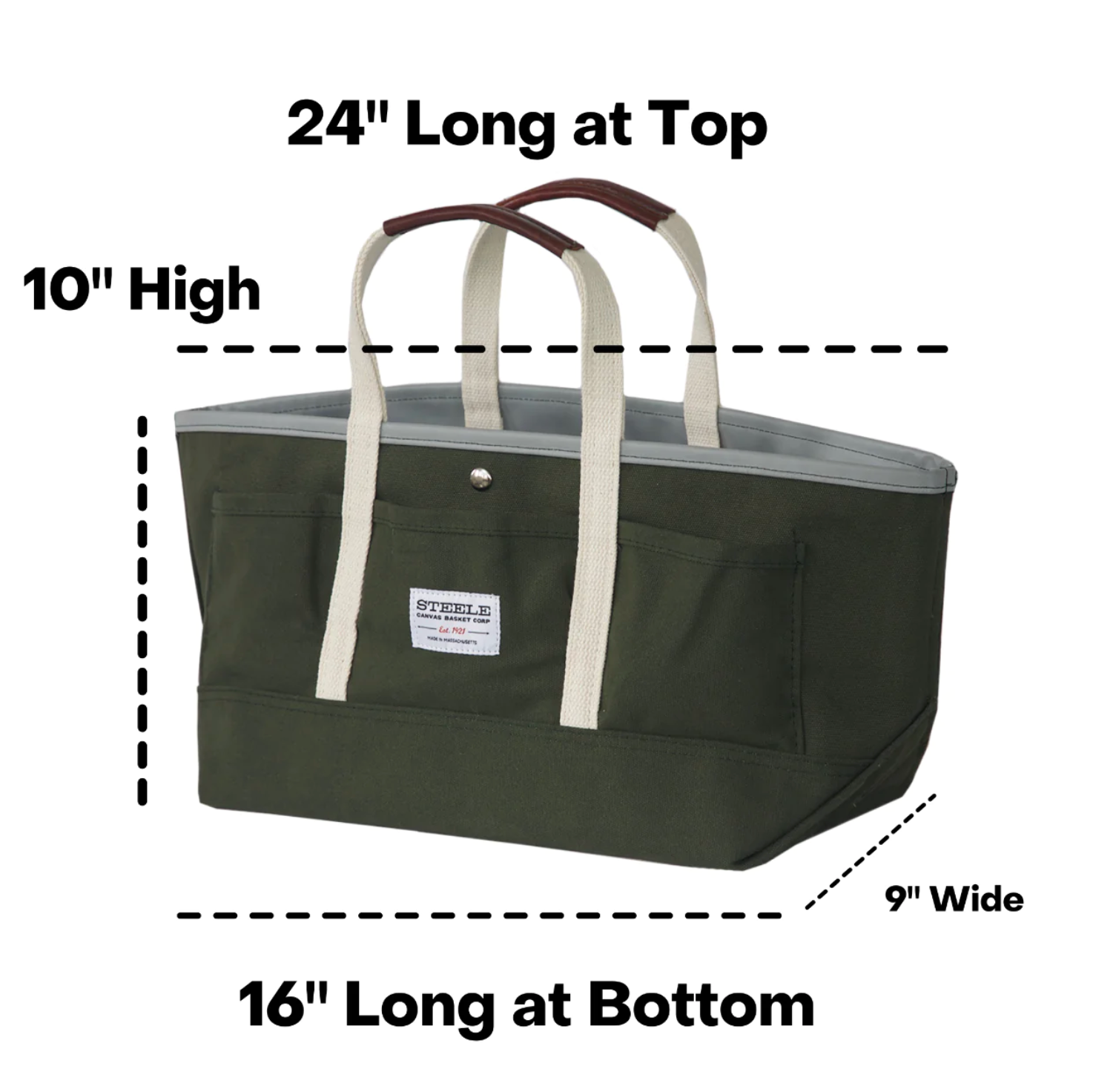 canvas garden tote