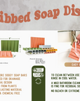 Ribbed Soap Dish
