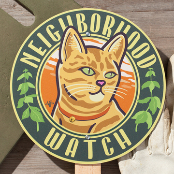 Neighborhood Watch Cat / Yard Sign