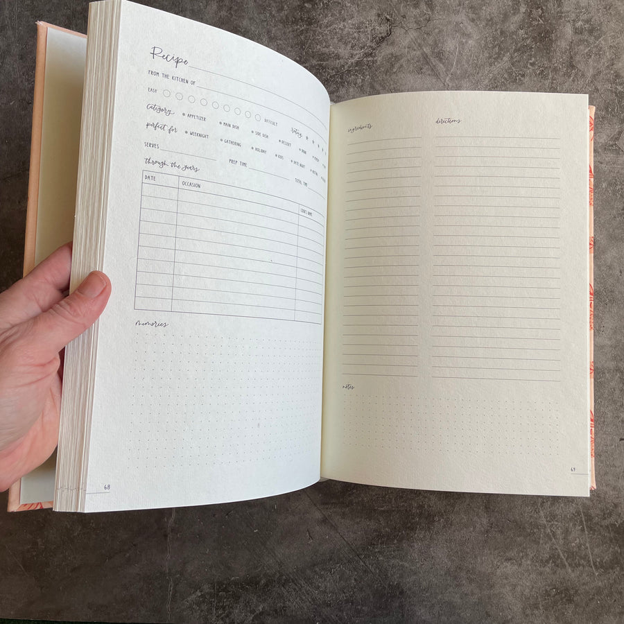 Heirloom Recipe Book