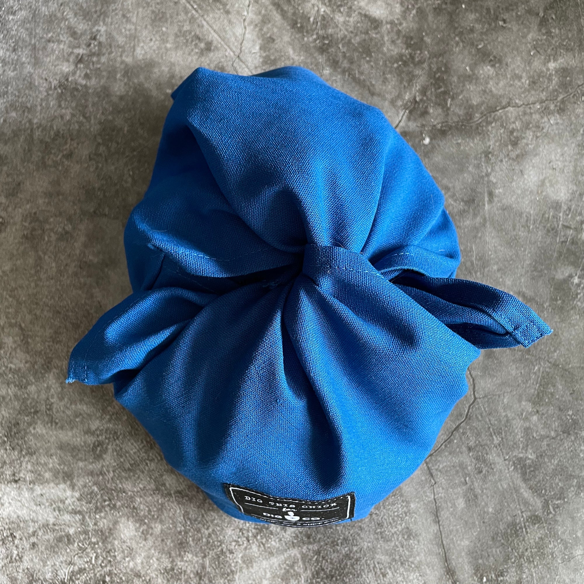 Linen Bindle Bag / Cobalt