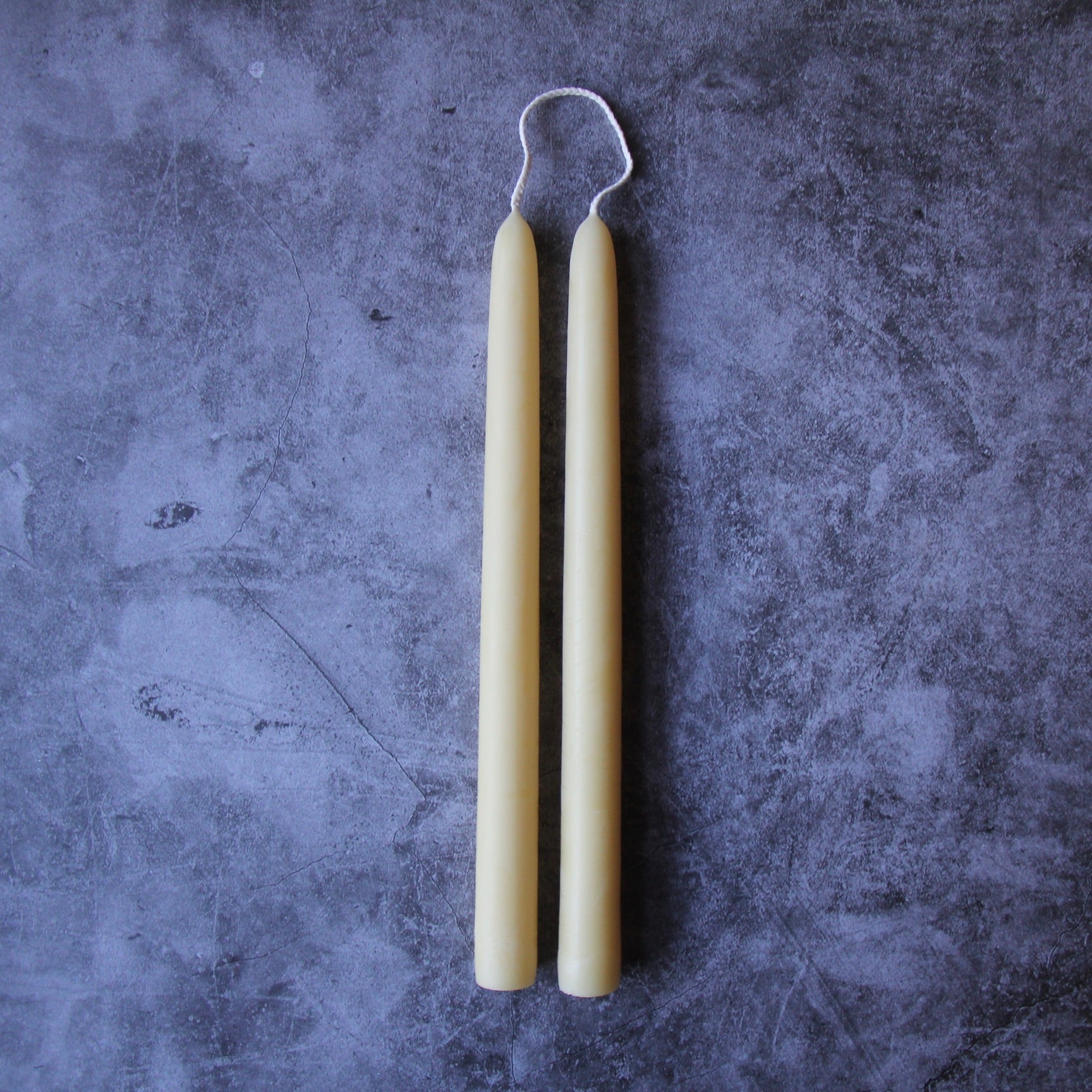 beeswax taper candles