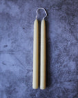 beeswax taper candles