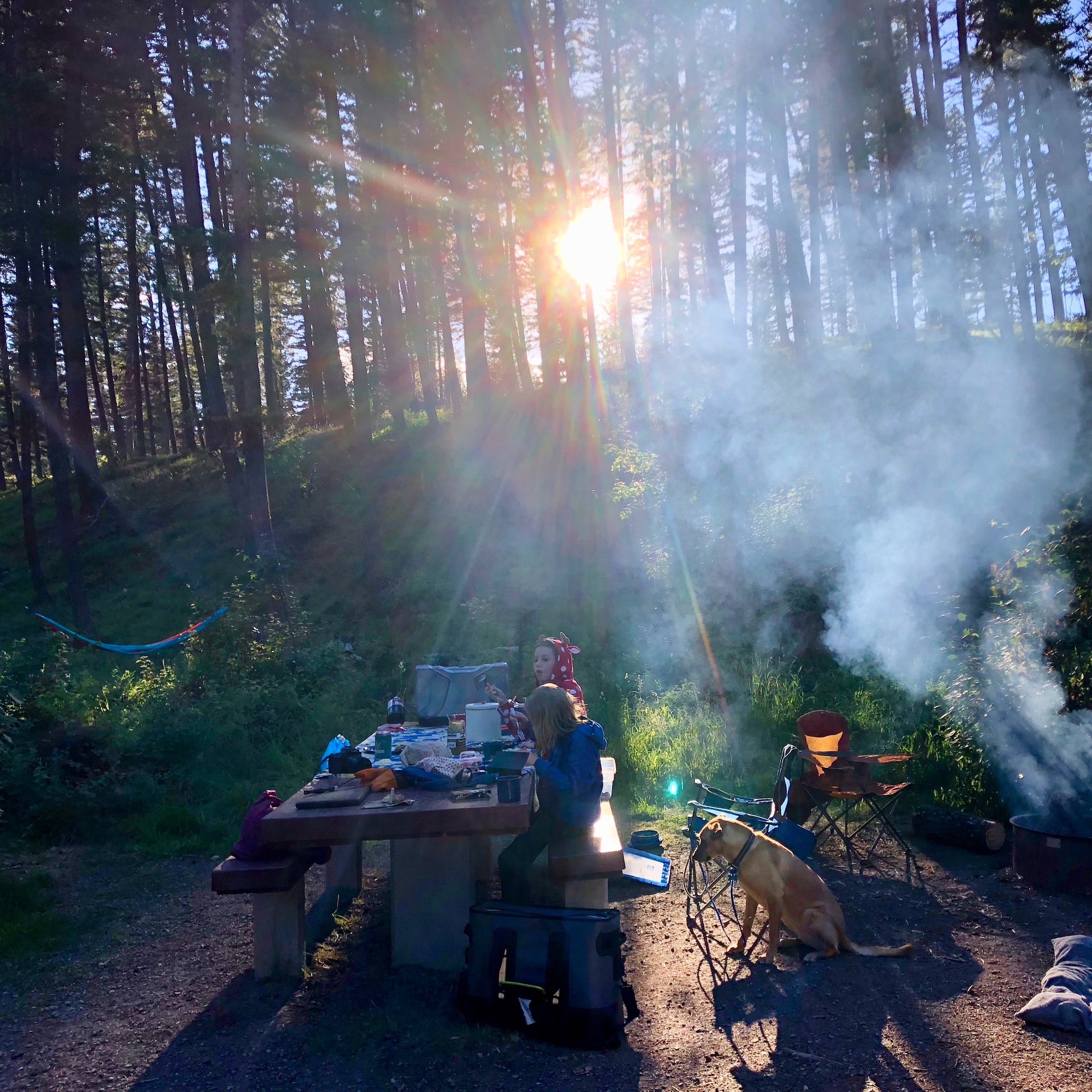 family camping