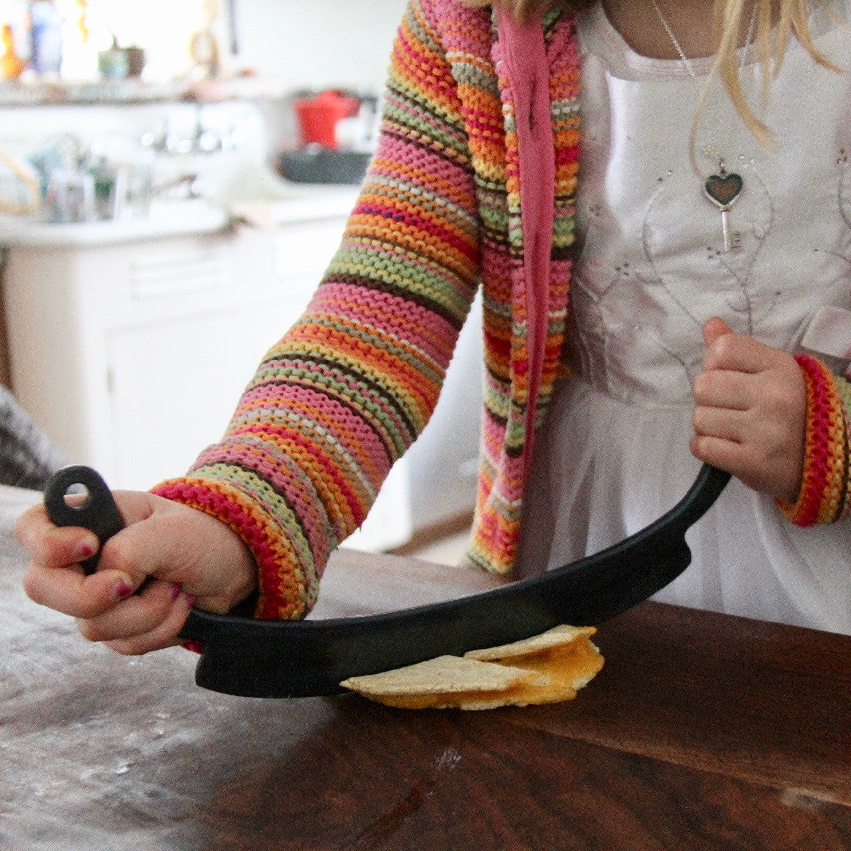 hand forged pizza cutter