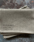 Linen Dish Towel / Flax