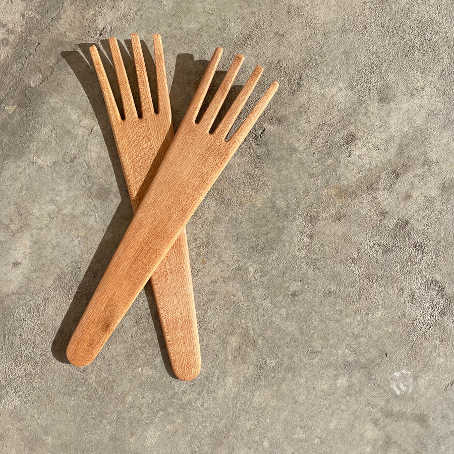 Wooden Salad Servers
