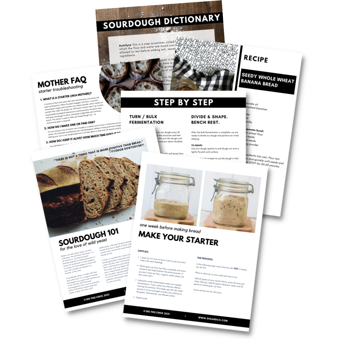 The Heart of Sourdough Bread Baking Digital Guidebook