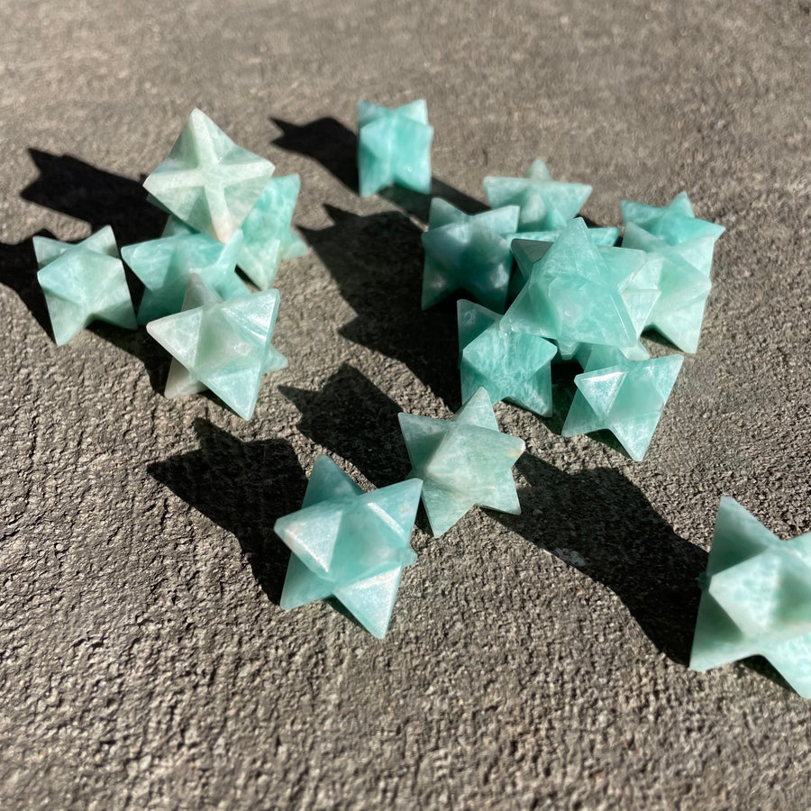 Amazonite Merkaba Crystal