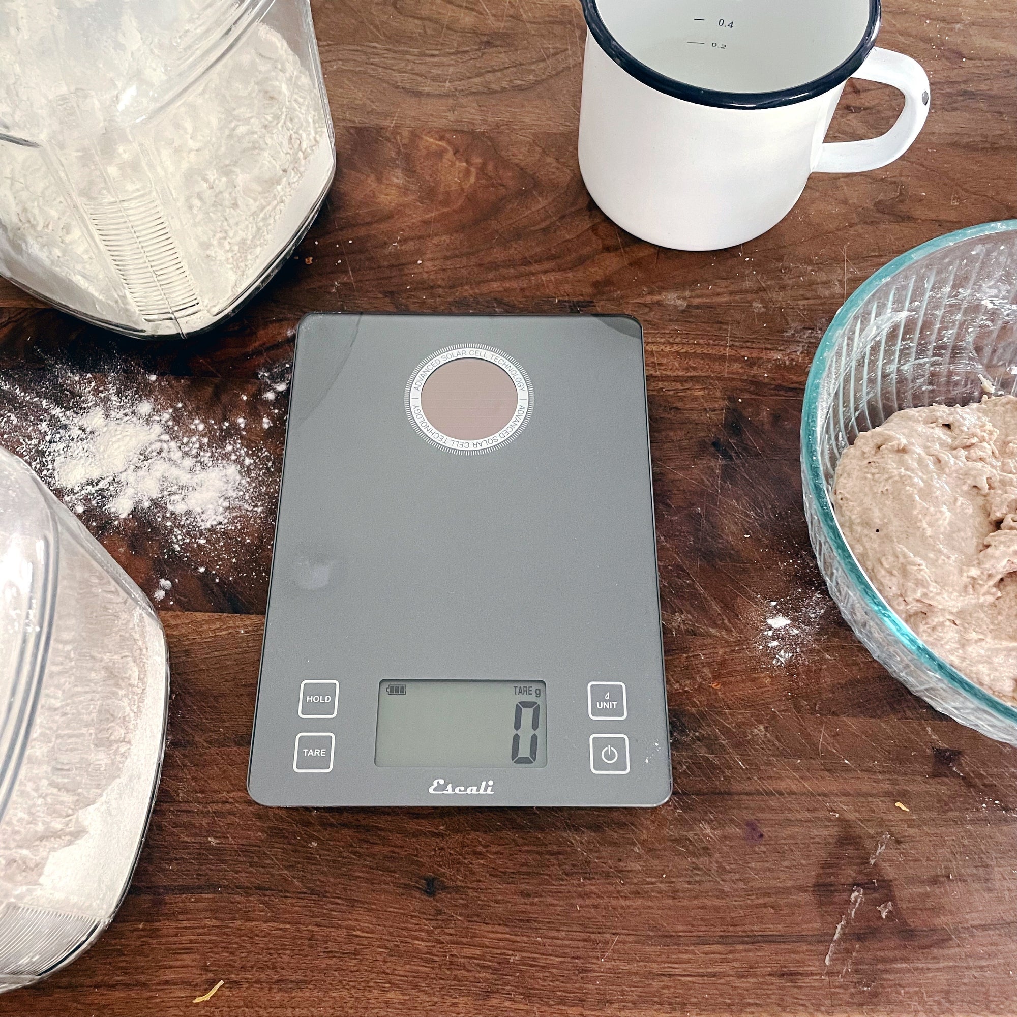 Solar Powered Kitchen Scale