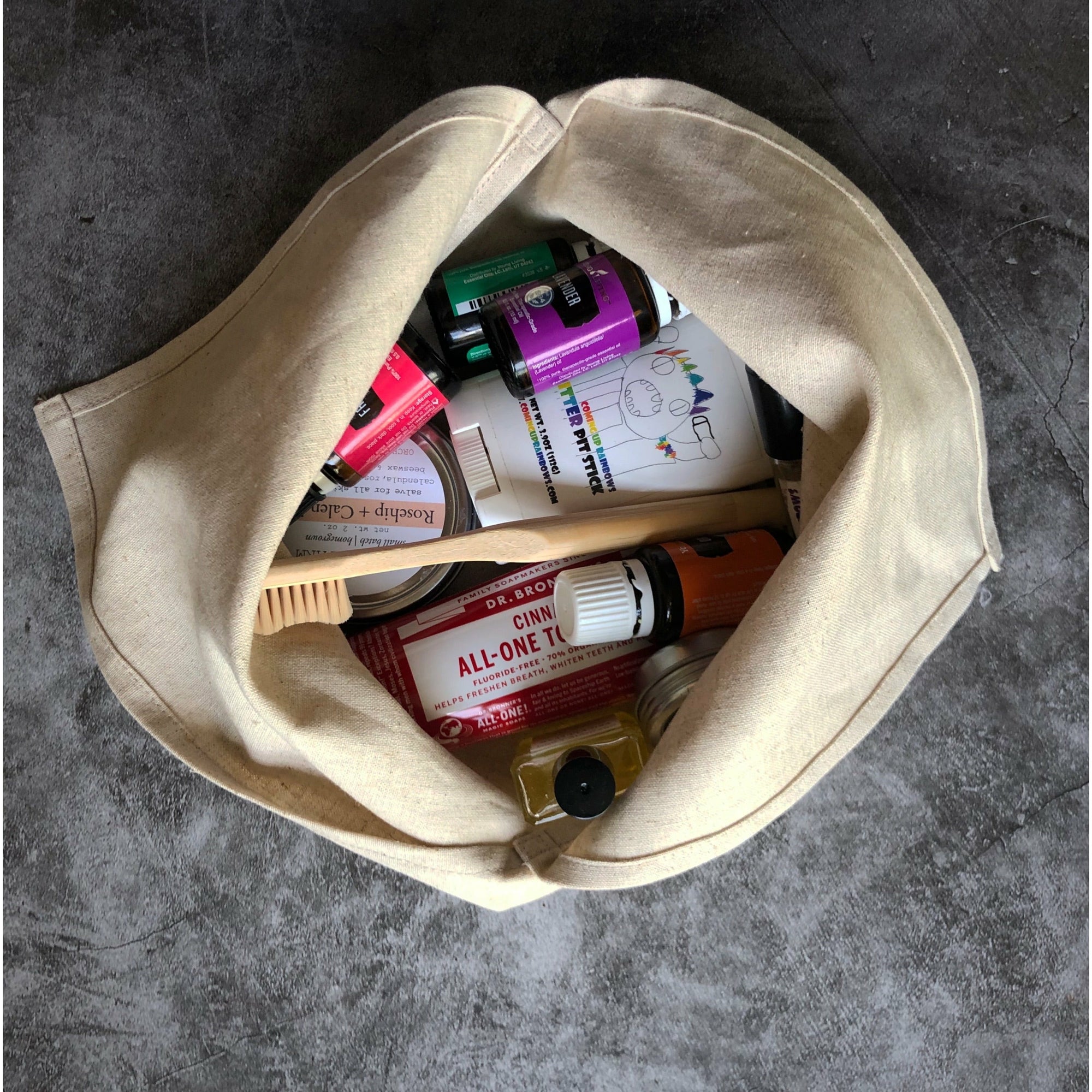 Linen Bindle Bag / Flax