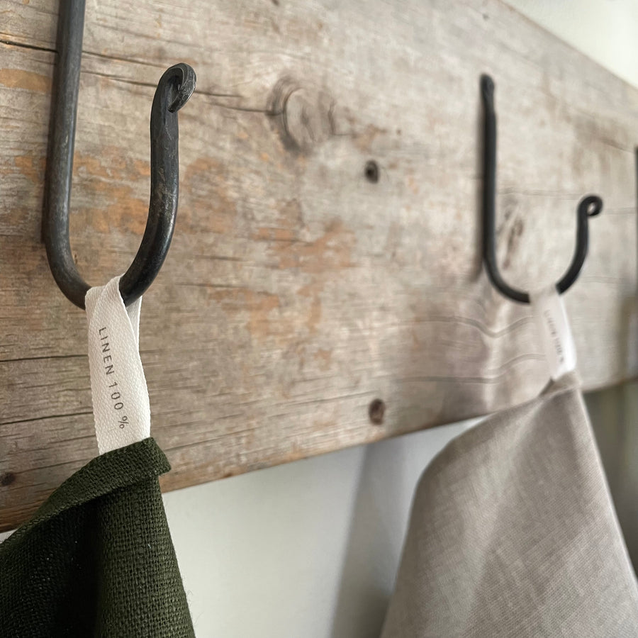 Linen Dish Towel / Blackwatch