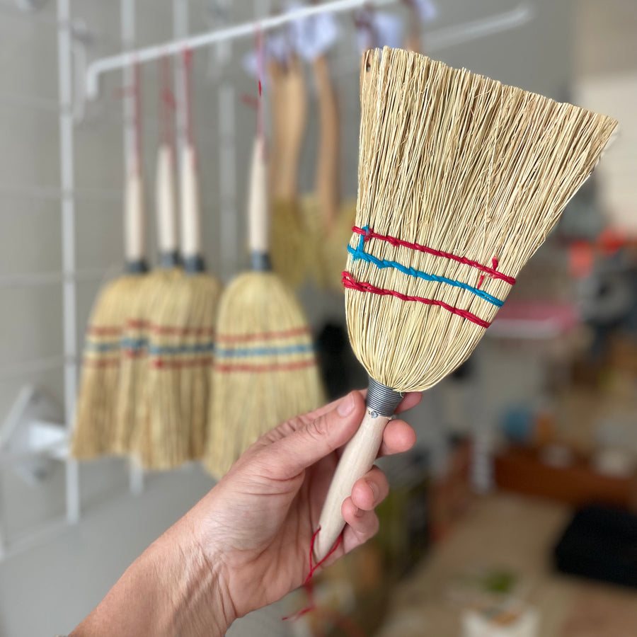 Rice Straw Hand Broom